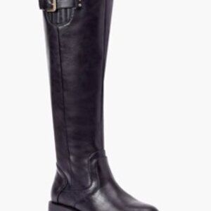 JustFab Morgane Tall Knee High Women's Boot Black Size 7